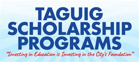 Scholarship Program – City Government of Taguig.